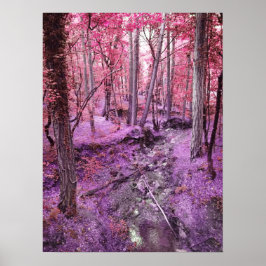 Poster Terra das Maravilhas Rosa