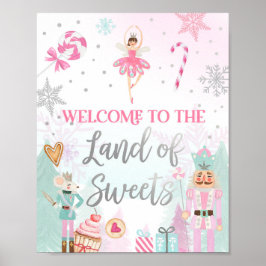 Poster Terra de Boas-vindas da Ballerina Nutcracker Balle