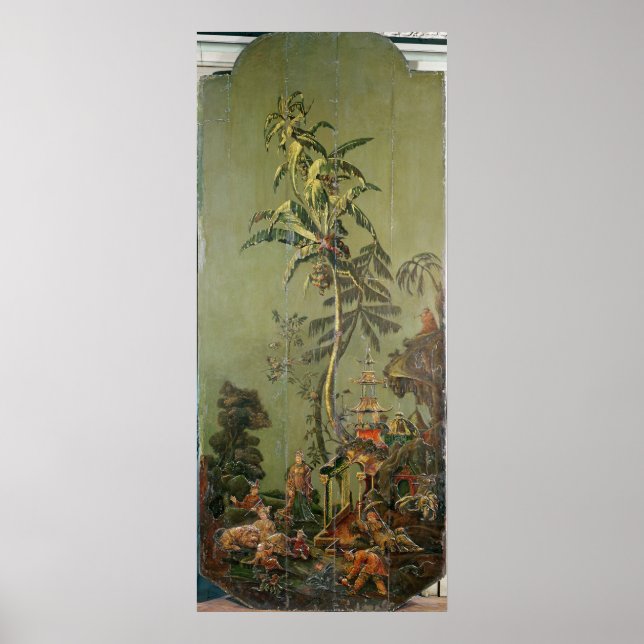 Poster Terra, de uma série de painéis retratando (Frente)