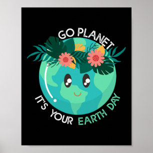 Poster Terra Dia Restauração Terra Planeta Natureza Cuja 