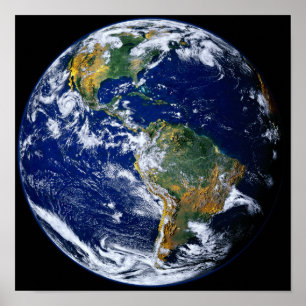 Poster Terra do cheio mostrando as Américas