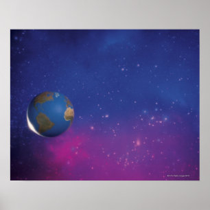Poster Terra do espaço
