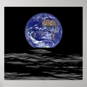 Póster Terra Do Lado De Fora Da Lua