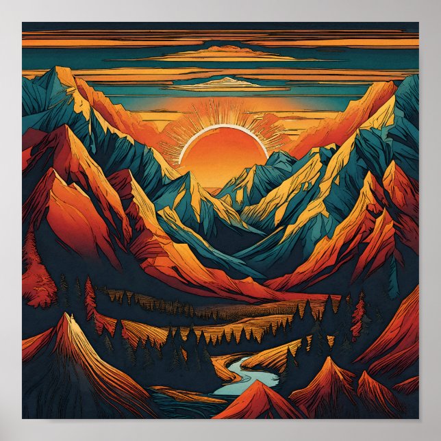 Poster Terra do Sol Ascensão (Frente)