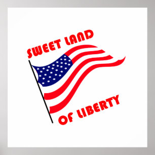 Poster Terra doce de liberdade