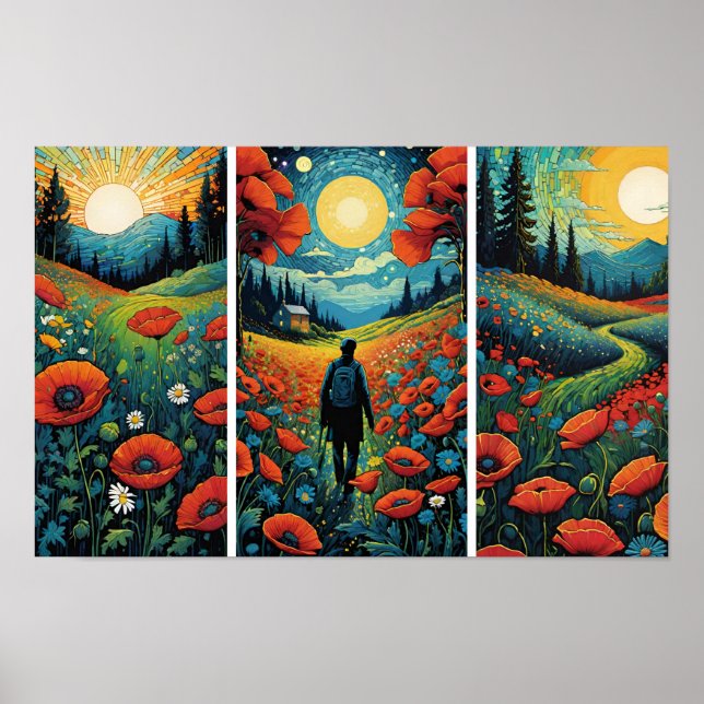 Poster Terra Dos Três Suns (Frente)