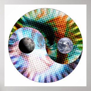 Póster Terra E Espaço