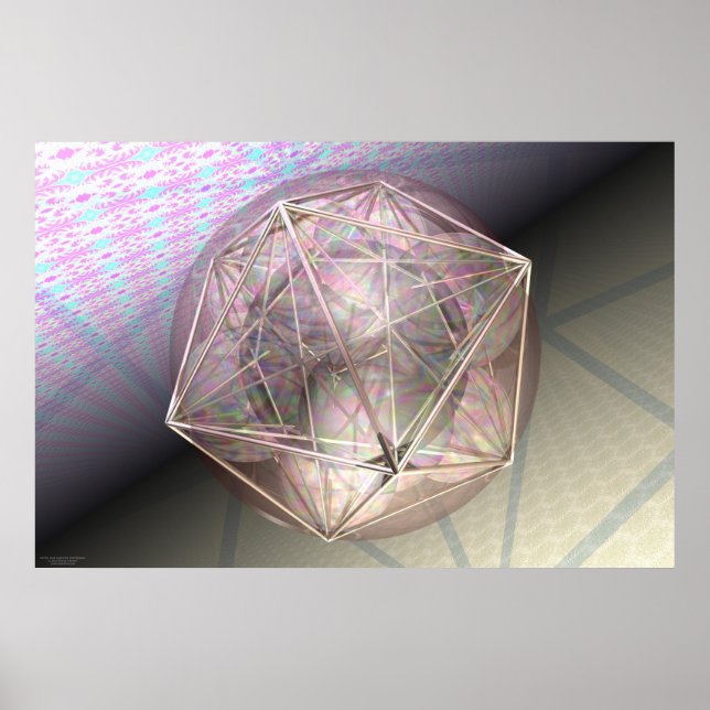 Póster Terra E Marte Por Martineau (Frente)