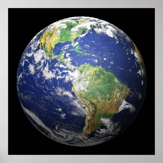 Poster Terra - Efeito 3D (Frente)