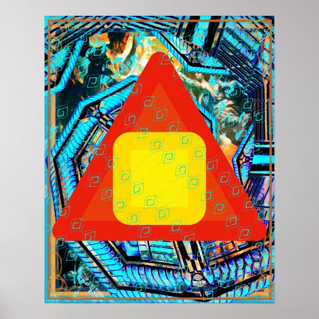 Poster Terra Elementar No Campo Da Meditação De Fogo Tatt (Frente)