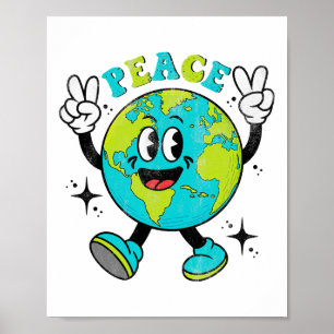 Poster Terra Engraçada - Mundo - Sinal de Paz mundial Cri