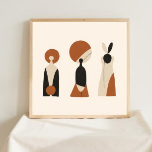 Poster Terra & Forma – Arte Botânica Minimalista I