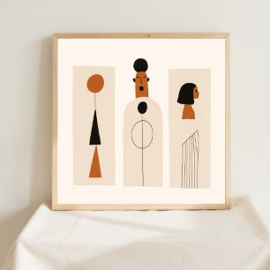 Poster Terra & Forma – Arte Botânica Minimalista I