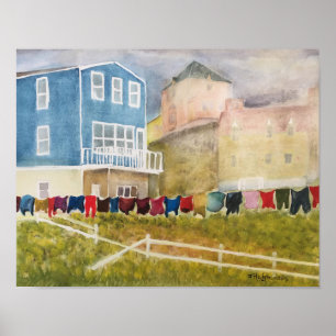 POSTER TERRA NOVA CANADÁ - AGUARELA