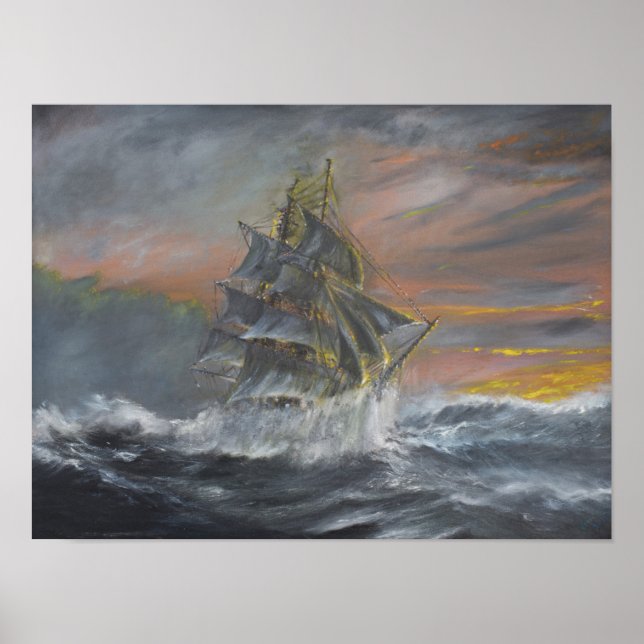 Póster Terra Nova entra em uma violenta Dawn Gale (Frente)