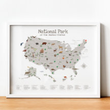 Terra Tone National Park Map Woodland Nursery