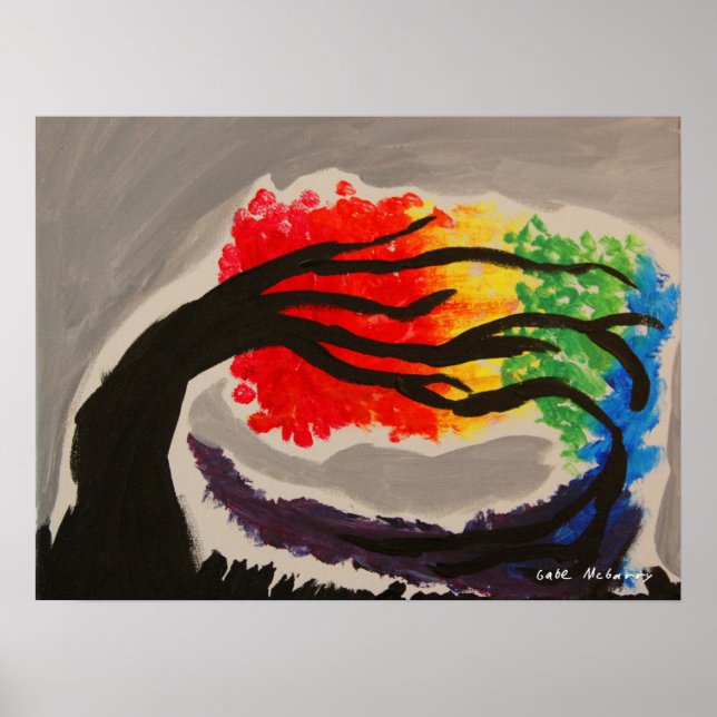 Poster Terra, vento e fogo - um Gabriel McGarry (Frente)