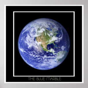 Poster Terra visível: O mármore azul