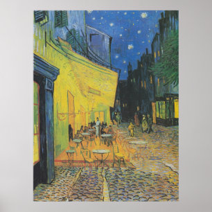 Poster Terraço de CAMIONETE GOGH- Café na noite 1888