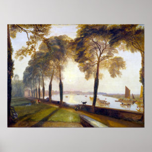 Poster Terraço de Joseph Mallord William Turner Mortlake