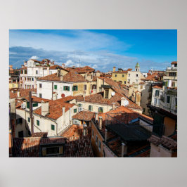 Poster Terraços e Telhados Venezianos