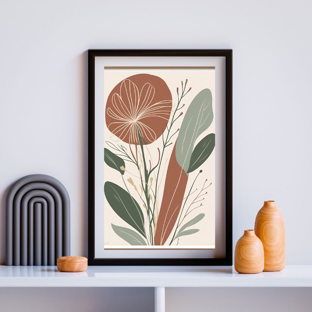 Poster Terracotta Bloom I (Criador carregado)