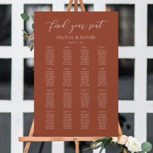 Poster Terracotta Boho Elegante 16 mesa