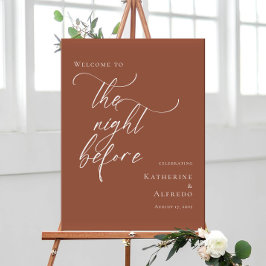 Poster Terracotta Na Noite Antes Do Ensaio De Boas-Vindas