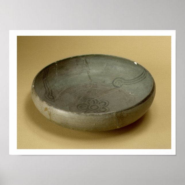 Póster Terracotta pintou cinzas, Hastinapur, 800-400 (Frente)