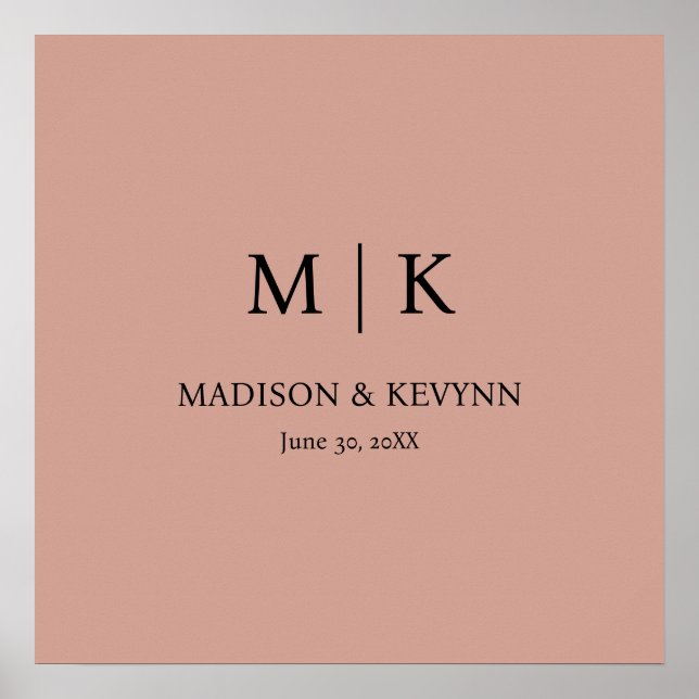 Poster Terracotta Wedding (Frente)