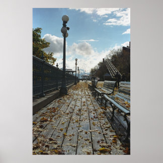 Poster Terrasse Dufferin, Quebec, Canadá