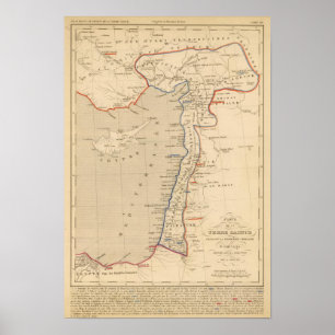 Póster Terre Sainte, pendente la premiere croisade