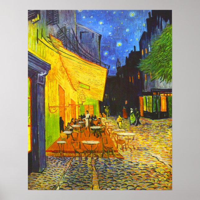 Póster Térrea do Café à Noite (Frente)
