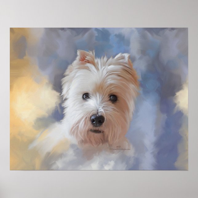 Póster Terrier Branco das Terras Altas Ocidentais (Frente)