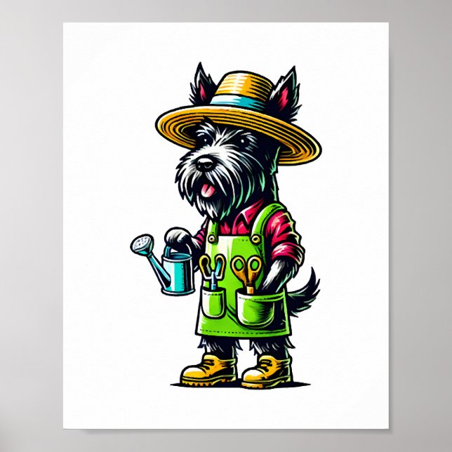 Poster Terrier Gardener escocês (Frente)