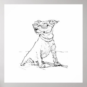 Poster Terrier Jack Russell