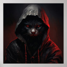 Poster Terrifying Cat Moments