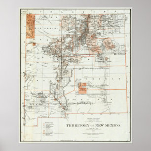 Poster Território de New mexico