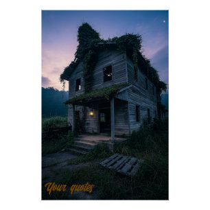 Póster Terror no Crepúsculo Gótico Escuro