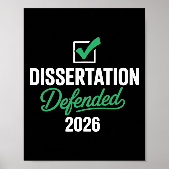 Poster Tese Defendida 2026 Para Doutorado Phd Edd G (Frente)