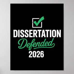Poster Tese Defendida 2026 Para Doutorado Phd Edd Graduaç