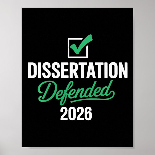 Poster Tese Defendida 2026 Para Doutorado Phd Edd Graduaç (Frente)