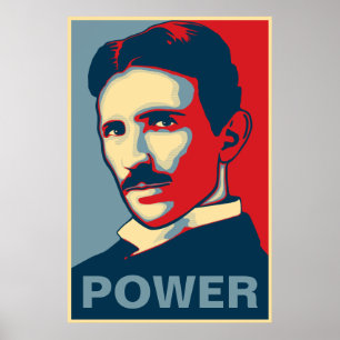 Poster Tesla Power