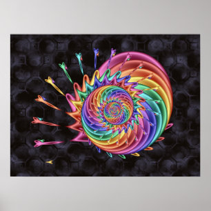 Poster Tesoura Espiral