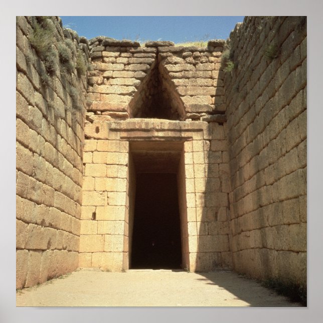 Póster Tesouro da Áreus, c.1300 BC (Frente)