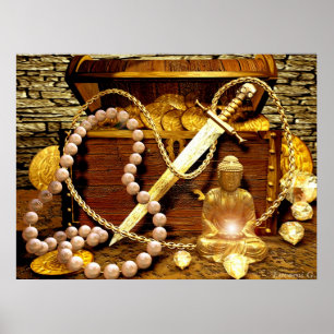 Poster Tesouro dos pirats