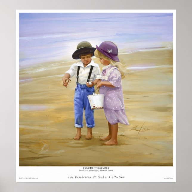 Poster Tesouros costeiros (Frente)