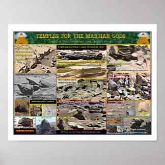 Poster Tesouros de Marte do Passado
