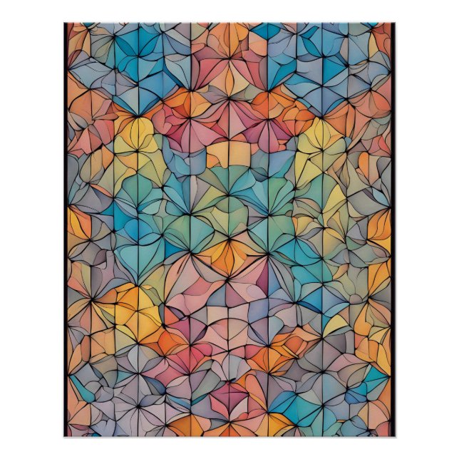 Póster Tesselação no Neoprene Nexus (Frente)