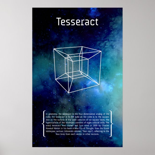 Poster Tesseract (Frente)